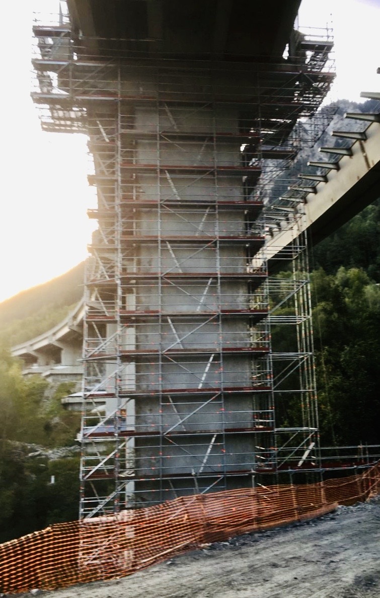 Alliance Echafaudages - Réalisation - Viaduc de Charmaix
