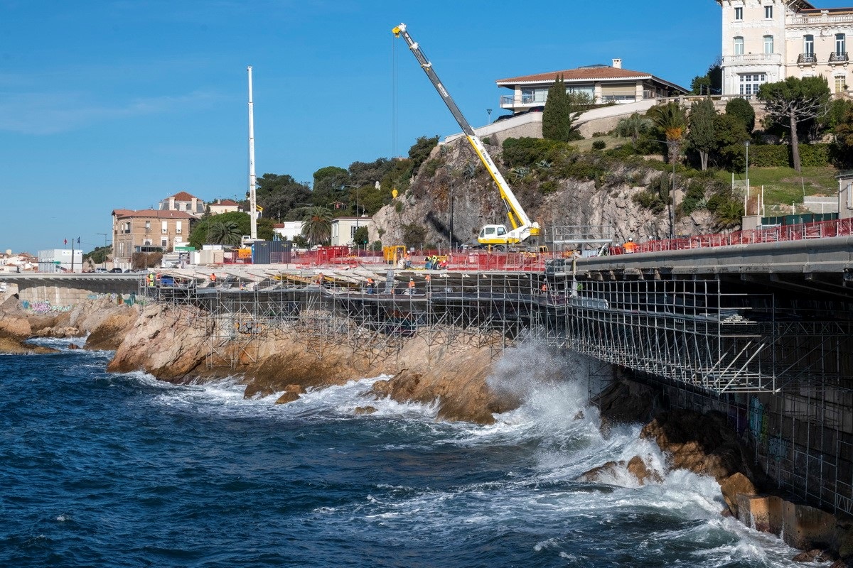 Alliance Echafaudages - Réalisation - Corniche Kennedy